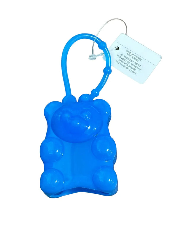 Porta antibacterial - Alcohol Gel -  Gummy bear azul