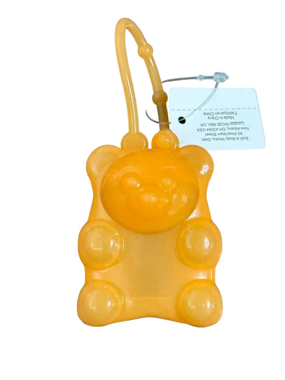 Porta antibacterial - Alcohol Gel -  Gummy bear naranjo